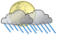 Heavy rain